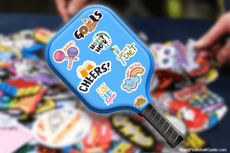 The surprising truth about stickers on your pickleball paddle