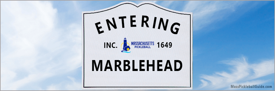 marblehead pickleball sign