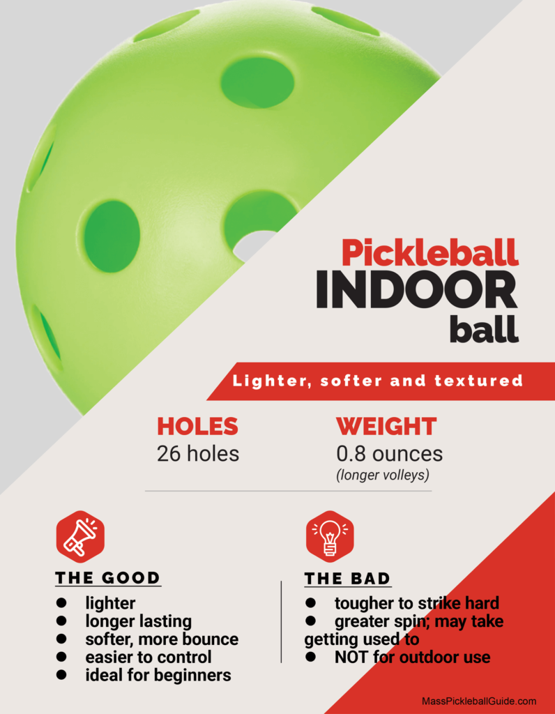 indoor pickleball ball facts