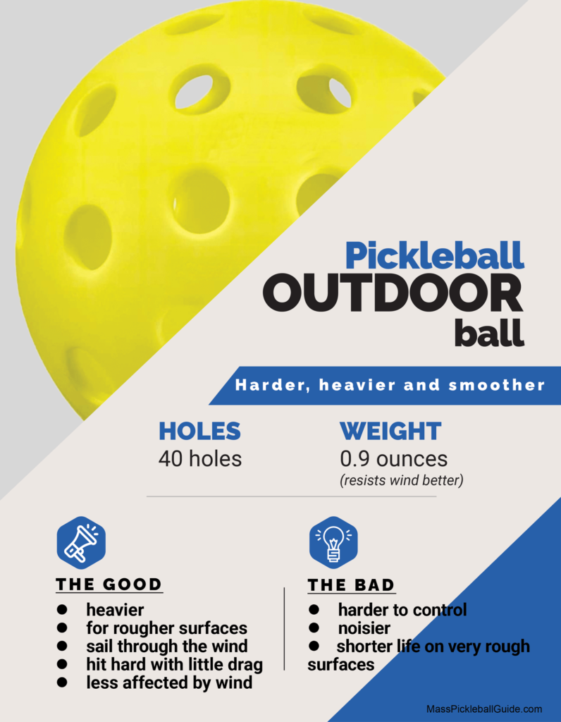 outdoor pickleball ball facts