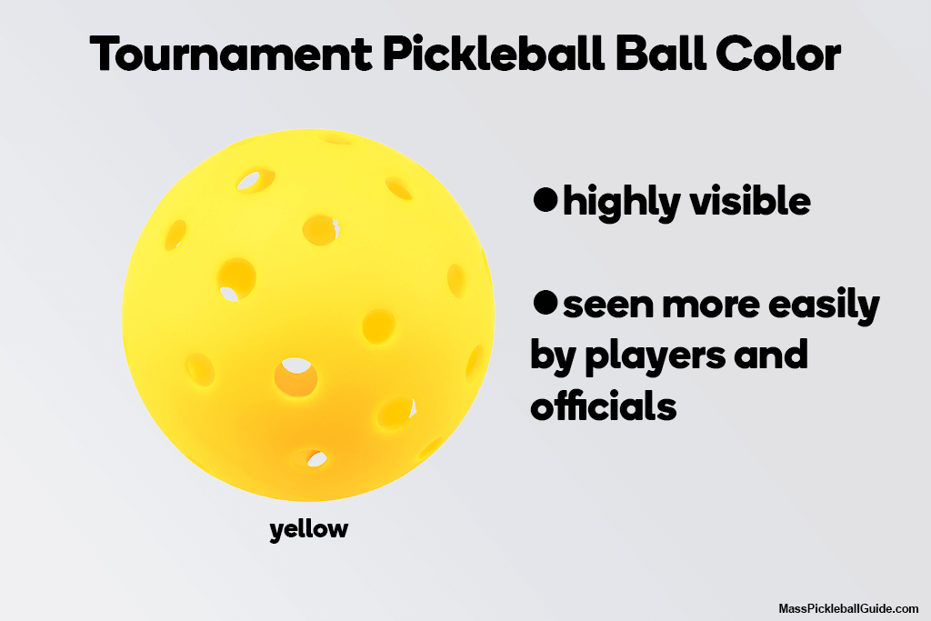 tournament pickleball ball color